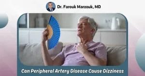 can peripheral artery disease cause dizziness